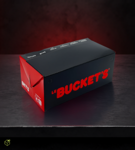 Création d'une boite à poulet Le Bucket's par EmbalFood