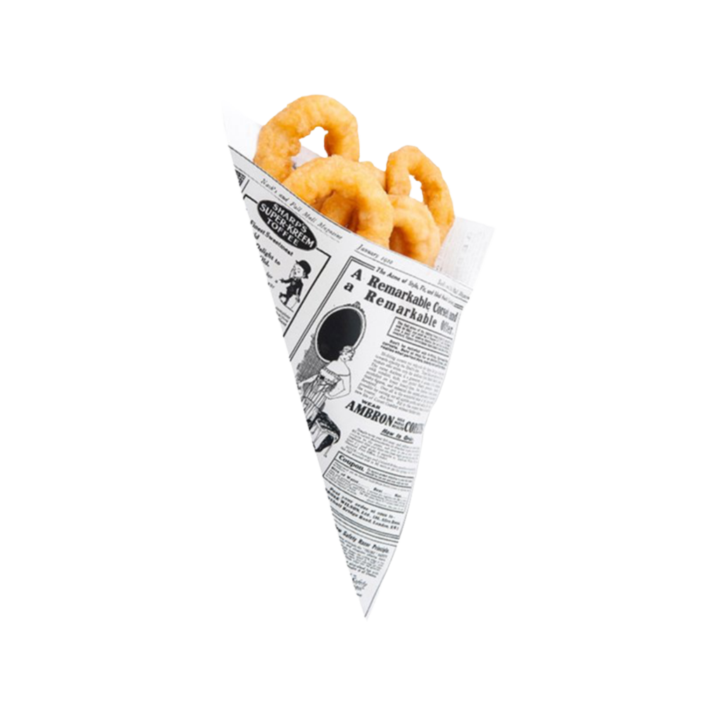 Cornets frites papier