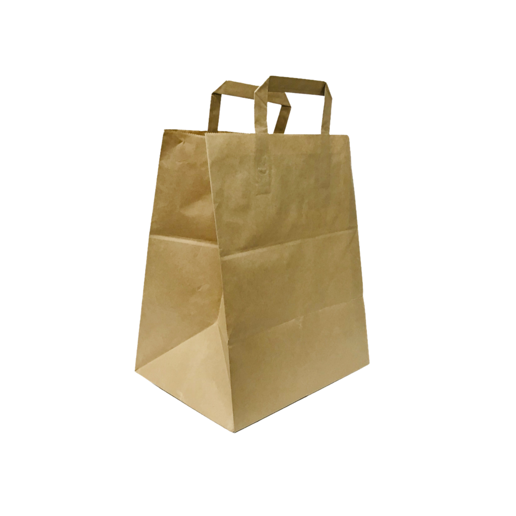 Sacs kraft à poignées renforcées