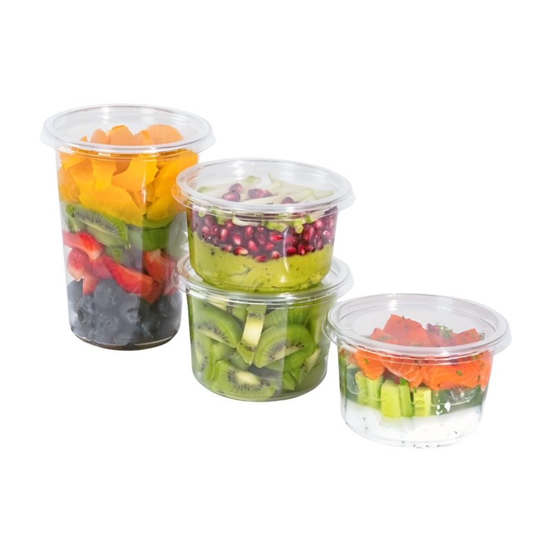 Pots ronds Cristal avec couvercles
